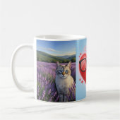 Mug Lavender Dreams: A Gaze of Serenity (Gauche)