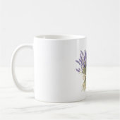 Mug Lavender Flowers Cream Bow (Gauche)