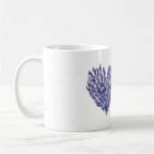 Mug Lavender Flowers Heart (Gauche)