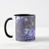 Mug Lavender Hydrangeas violet fleuri meilleure tante  (Gauche)