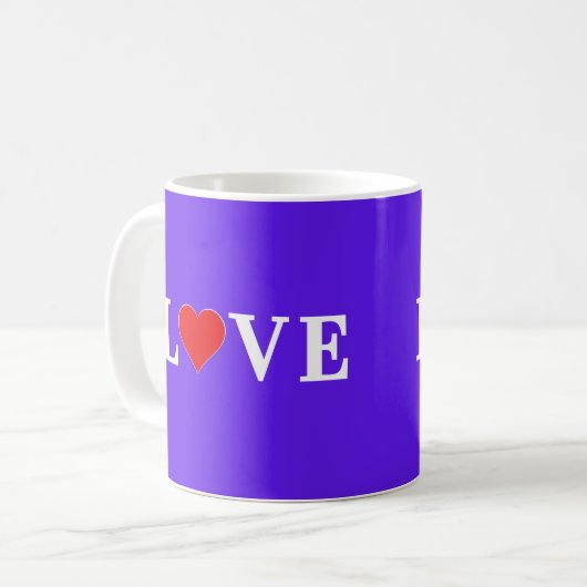 Mug Lavender LOVE (Devant gauche)