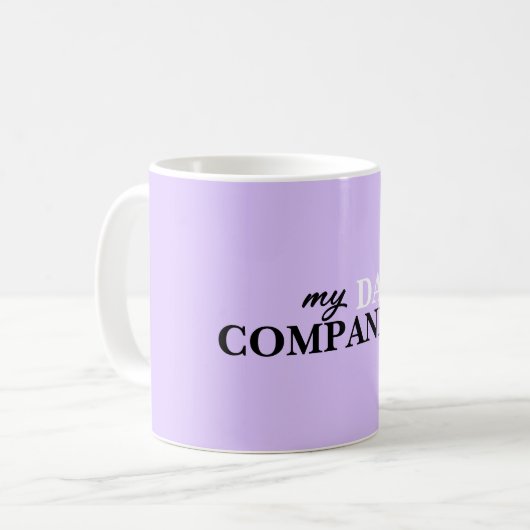 Mug Lavender minimaliste (Devant gauche)