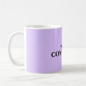 Mug Lavender minimaliste (Gauche)