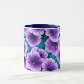 Mug Lavender Petunia Flowers (Centre)