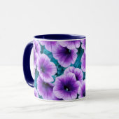 Mug Lavender Petunia Flowers (Devant gauche)