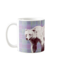 Lavender Plaid Momma Bear