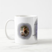 Mug Lavender Watercolor Dachshund Custom Name (Gauche)