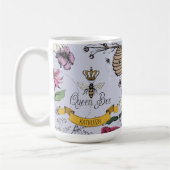 Mug Lavender We Love You Kids Photo & Name Queen Bee (Gauche)