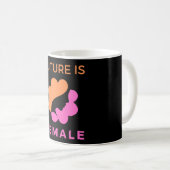 Mug L'Avenir Est Femme Féministe (Devant droit)