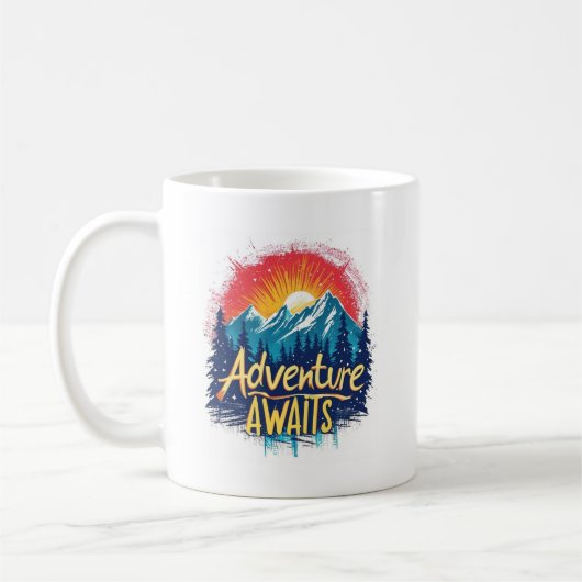 Mug L'aventure attend (Gauche)