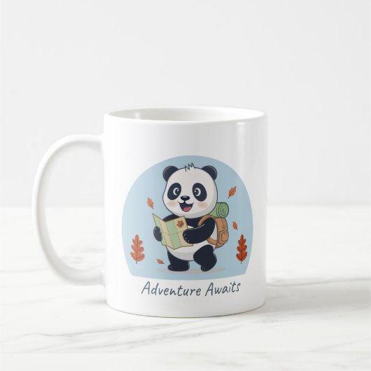 Mug L'aventure Attend Panda (Gauche)