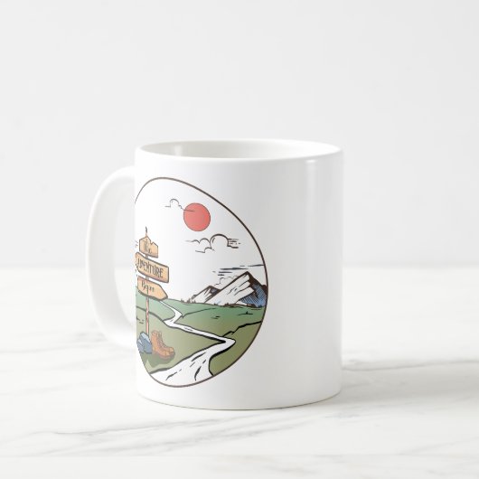 Mug L'aventure commence (Devant gauche)