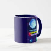 Mug L'aventure commence à l'élévateur isolé (Devant droit)