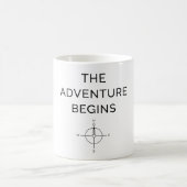 Mug L'aventure commence Annonce de nouveau bébé mignon (Centre)
