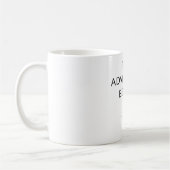 Mug L'aventure commence Annonce de nouveau bébé mignon (Gauche)