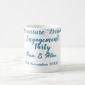 Mug l'aventure commence nom de la fête de fiançailles  (Centre)