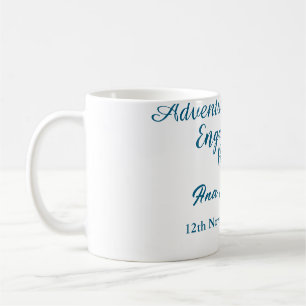 Mug l'aventure commence nom de la fête de fiançailles