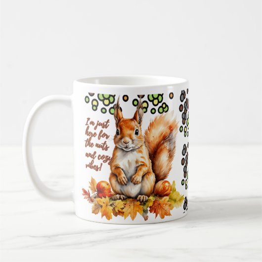 Mug L'aventure des noix d'écureuil d'automne (Gauche)
