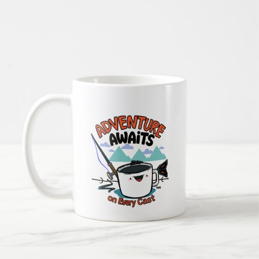 Mug L'aventure vous attend à chaque lancer (Gauche)
