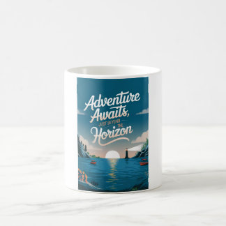 Mug L'aventure vous attend, au-delà de l'horizon