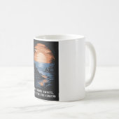 Mug L'aventure vous attend, au-delà de l'horizon (Devant droit)