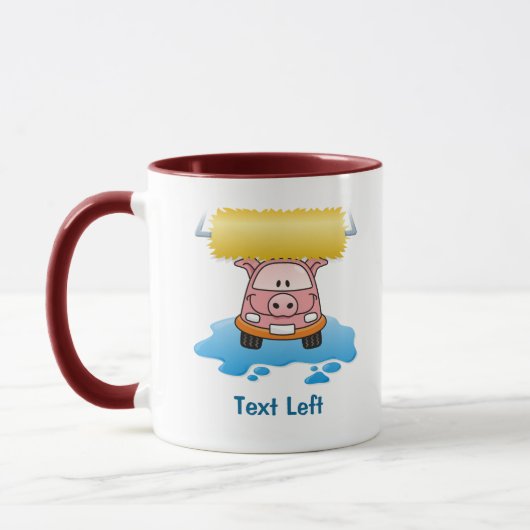 Mug Laver la pâte à café de porc (Gauche)