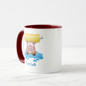 Mug Laver la pâte à café de porc (Devant gauche)