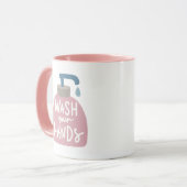 Mug Laver tes mains (Devant gauche)