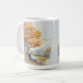 Mug "Laverack" Le setter anglais à la chasse (Devant gauche)