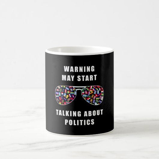 Mug L'avertissement peut commencer à parler de politiq (Centre)