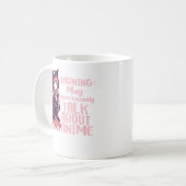 Mug L'avertissement peut spontanément parler de (Devant gauche)