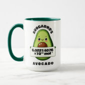 Mug L'Avocado de Funny Cute Avogadro (Gauche)