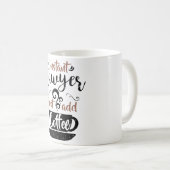 Mug L'avocat instantané ajoutent juste le café (Devant droit)