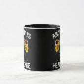 Mug L'Avortement Est Soins De Santé Uterus Flower  (Centre)