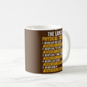 Mug Laws Of Physical Therapy Therapist Funny PT Gait (Devant droit)