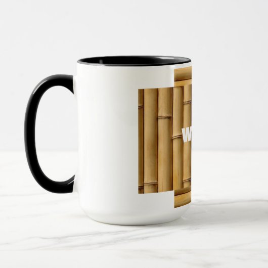 Mug Layers of Bamboo Rhythm in Bamboo Natural Repetiti (Gauche)