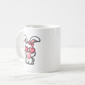 Mug layful Kawaii Rabbit with Bubblegum Bubble (Devant gauche)