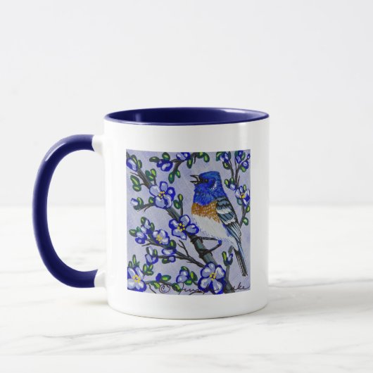Mug Lazuli Bunting (Gauche)