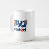 Mug Lazy but talented (Devant gauche)