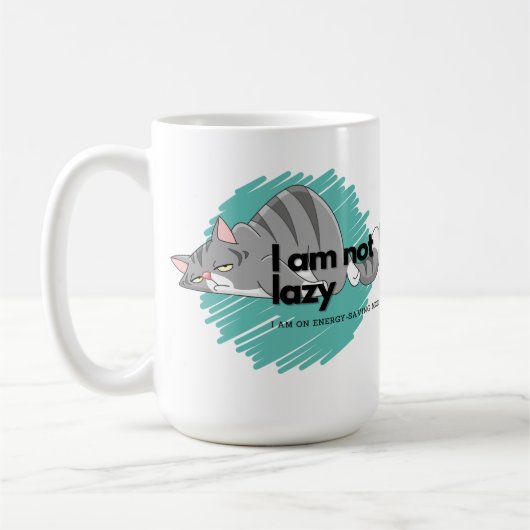 Mug Lazy Cat (Gauche)