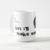 Mug Lazy Cat Funny (Devant gauche)