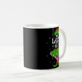 Mug Lazy Elf Noël Famille Filles Femmes Elf Squad Xm (Devant droit)