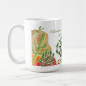 Mug Lazy Lizard Citation Desert Landcape Personnaliser (Gauche)