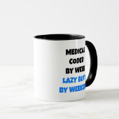 Mug Lazy Médicale Coder (Devant droit)