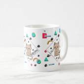 Mug Lazy Meow – Meilleur Design de Chat Paresseux (Devant droit)