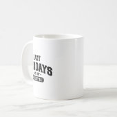 Mug Lazy Sundays Are My Valentine Funny Relaxation Hu  (Devant gauche)