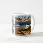 Mug LB - Liban - Beyrouth - (Devant droit)