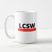 Mug LCSW (rouge) (Gauche)