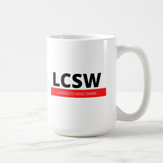 Mug LCSW (rouge) (Droite)