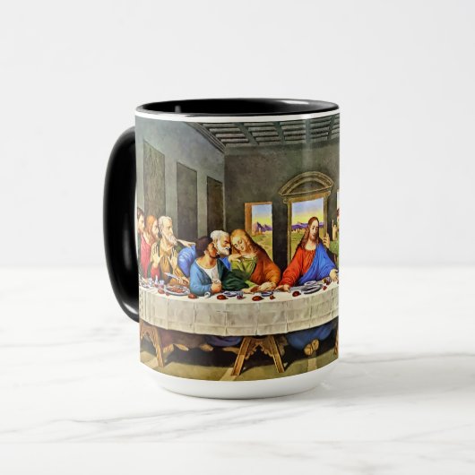 Mug L'Dernier Supper Leonardo Da Vinci (Devant gauche)